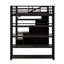 Metal Loft Bed With Storage Shelves