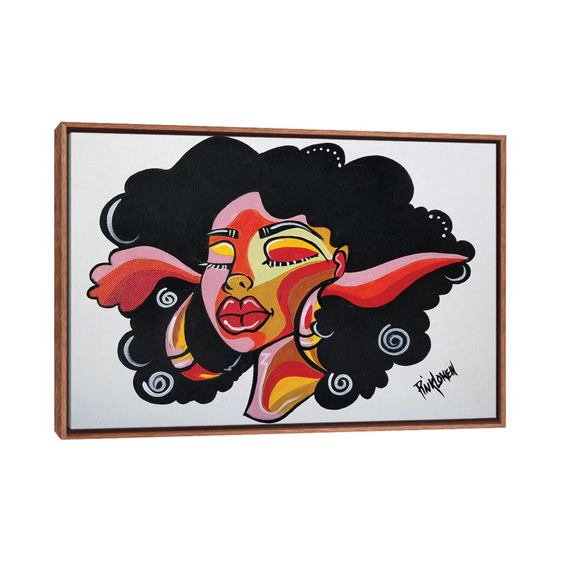 «Milkshake» par Pinklomein - impression d'art graphique, H 18 po x l 26 po x P 1,5 po, Pas de tapis