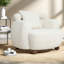 Cloud Soft Accent Chairs, Chenille Fabric 38 Inch Modern Chair For Home