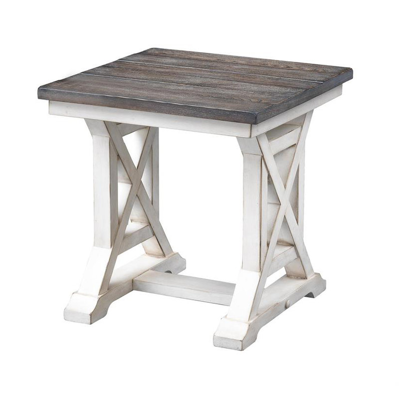 Table de bout Brenai, Crème, crème