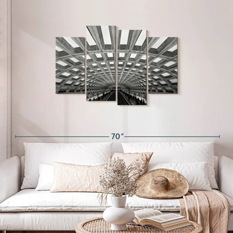 Plafond de métro Lilie Washington, H 27 po x l 43 po