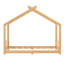 Lit simple avec lattes de soutien, structure en bois massif, aucun sommier tapissier requis, lit de plancher pour enfants avec structure ouverte, naturel-545092500-545092502