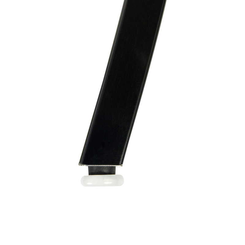 Chaise de patio Hirsch, Noir