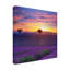 Lavender Sky Sunset par Cora Niele - photographie sur toile tendue-2122146365