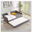 Lit de jour avec lit gigogne simple