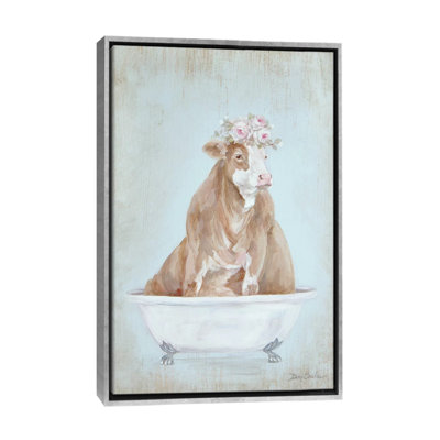 " Cow In A Tub " by Debi Coules