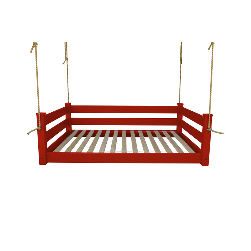 Devell Hanging Daybed, Tractor Red, Full / Double