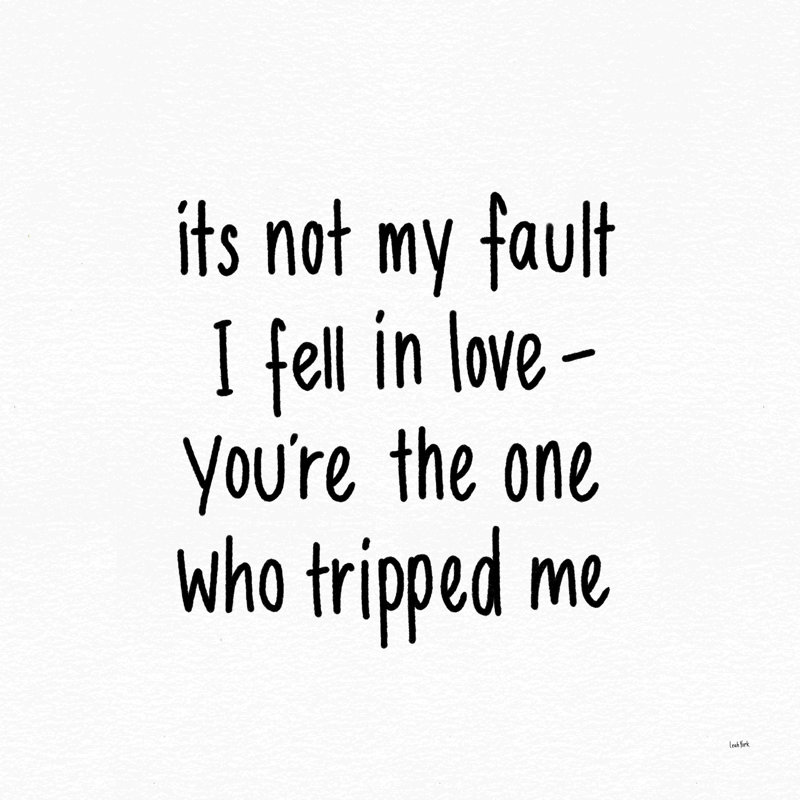 Pickup Lines IV - Impression sur toile tendue, H 12 po x l 12 po