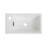 17.7" Solid Surface Resin Streamline Vanity Top-80430168