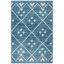 Kota Indigo Machine Printed Washable Rug