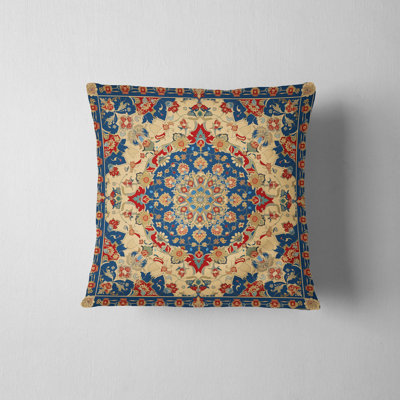 Eastern Elegance Geometric Reversible Pillow Cover