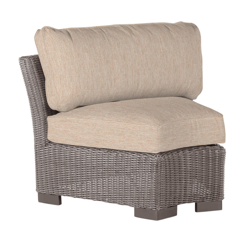 Club Woven Patio Chair with Cushions, No Welt, Indigo Velvet, Oyster