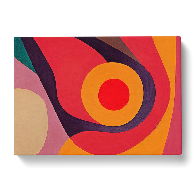 Marvellous Modern Abstract - Wrapped Canvas Print, 40cm H x 60cm W x 3cm D