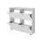White Tilt-Out Shoe Storage Cabinet With Multiple Compartments And Modern Desig