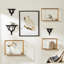 DAPHNE MIRRORED WALL SHELVES