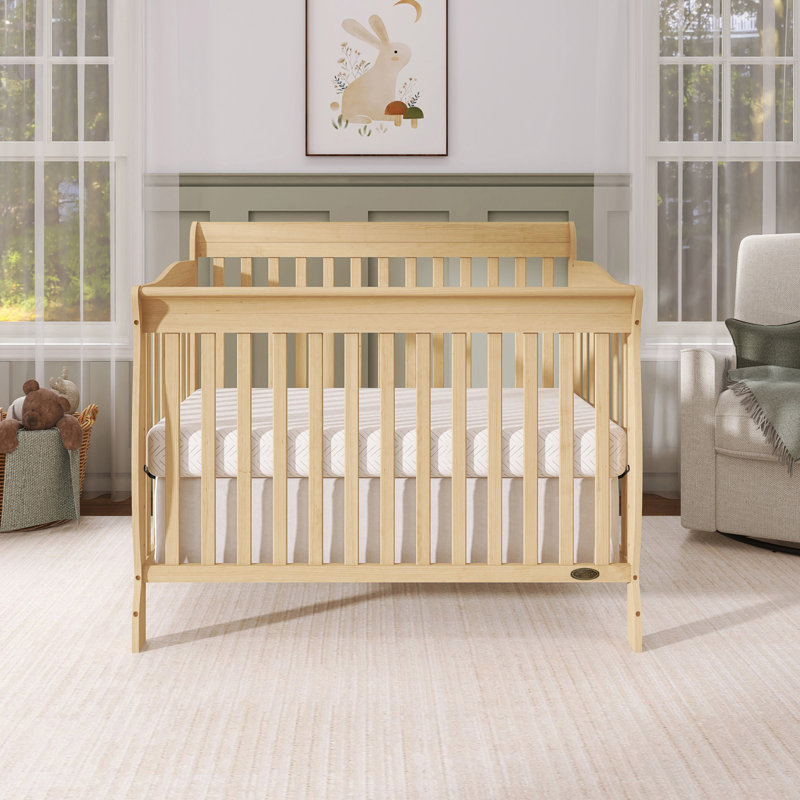 Lit de bébé convertible 5-en-1 Ashton, Naturel