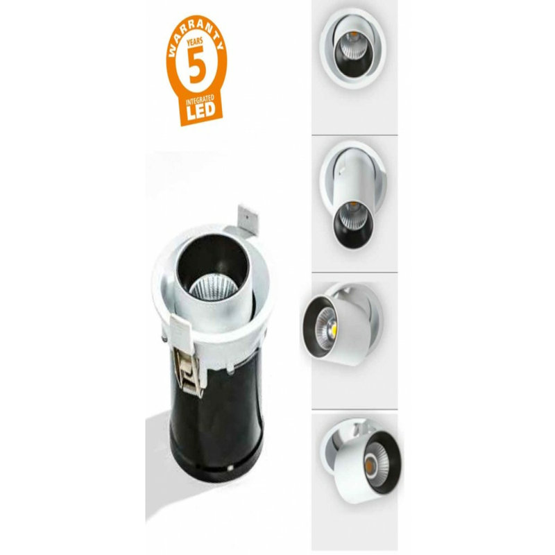 Luna Recessed Housing, Black