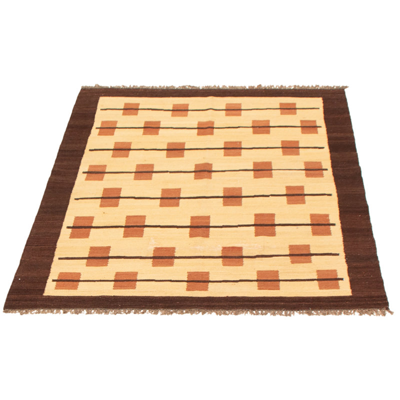 Kilim anatolien ivoire 4 pi 11 po x 6 pi 1 po