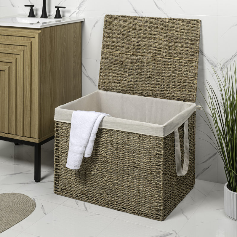 Panier à linge Reed Coastal Bohemian, H 17,72 po x l 23,62 po x P 17,72 po
