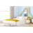 Wood Floor Bed With House-Shaped Headboard-453419973-453419968