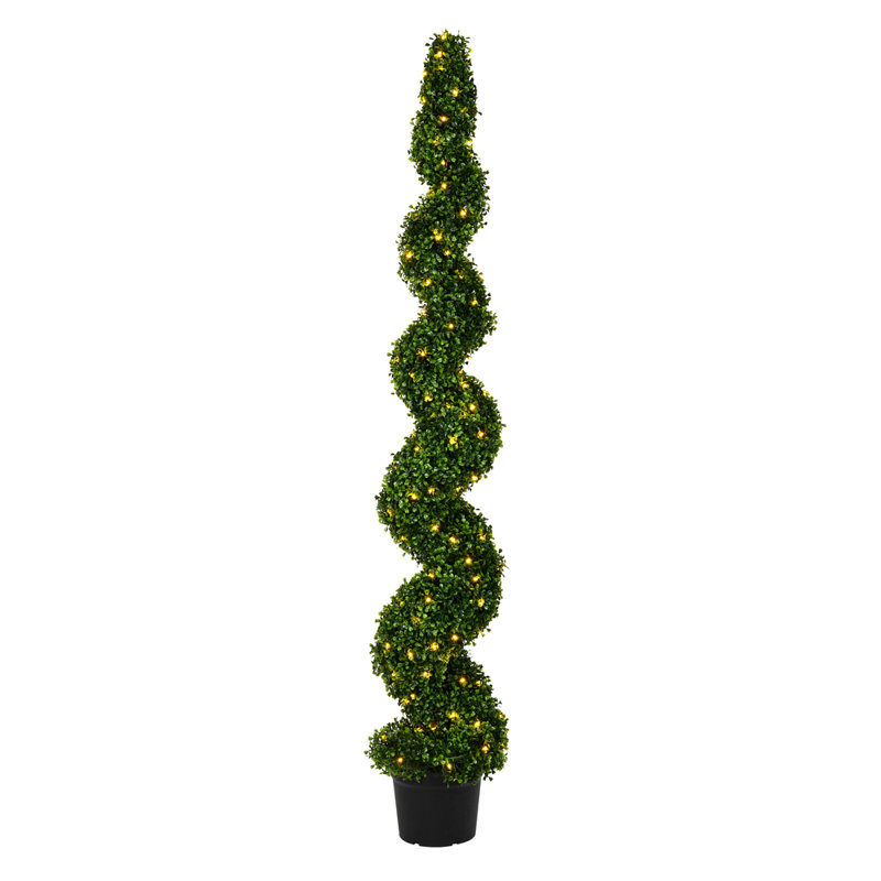Topiaire 72 "en buis artificiel en pot