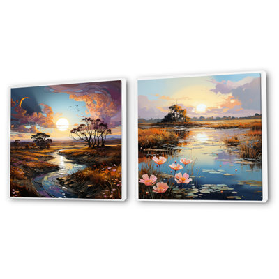 Prayies Charm Sunset Infinite Serenity