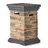 19.50'' Outdoor Firepit With Column Shape,40 000 BTU (Tank Inside)
