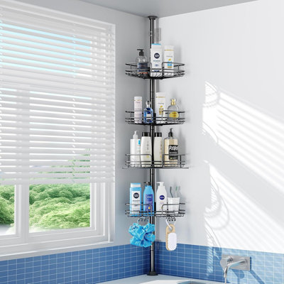 Stainless Steel Wall Bathroom Shelves