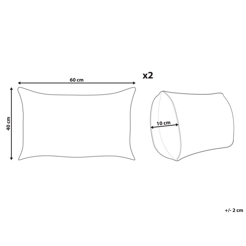 TERMINI Indoor / Outdoor Rectangular Lumbar Cushion