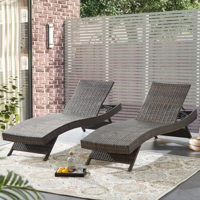 Ensemble de 1 chaise pliante pour patio