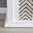 Hebbington Tiled Fireplace with Chevron Marble Tile