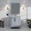 Meuble-lavabo l 30 po x P 22 po et miroir 28 po-1911922972
