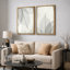 Ensemble de décoration murale Subtile Neutre squelette botanique Diptyque - impression sur toile encadrée 2 pièces-1831169948-1831169951