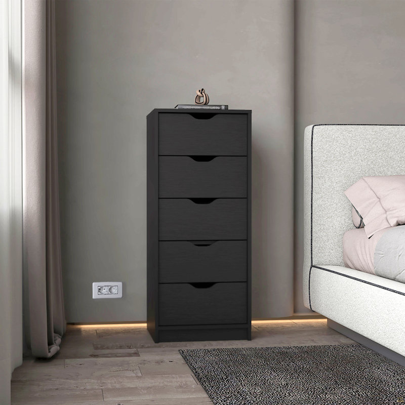 Commode 5 tiroirs Wenge