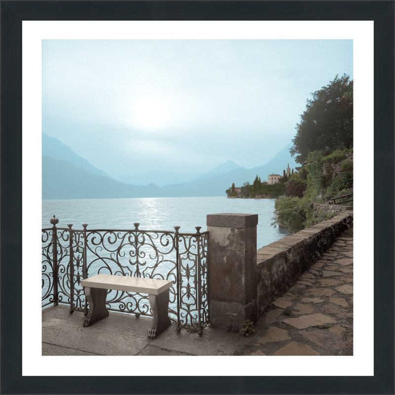 « lake vista i color » par alan blaustein,, reproduction de photo encadrée, H 27,5 po x l 27,5 po x P 0,75 po