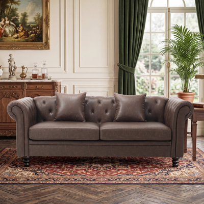 Canapé Chesterfield de 83,1 po Fynlie