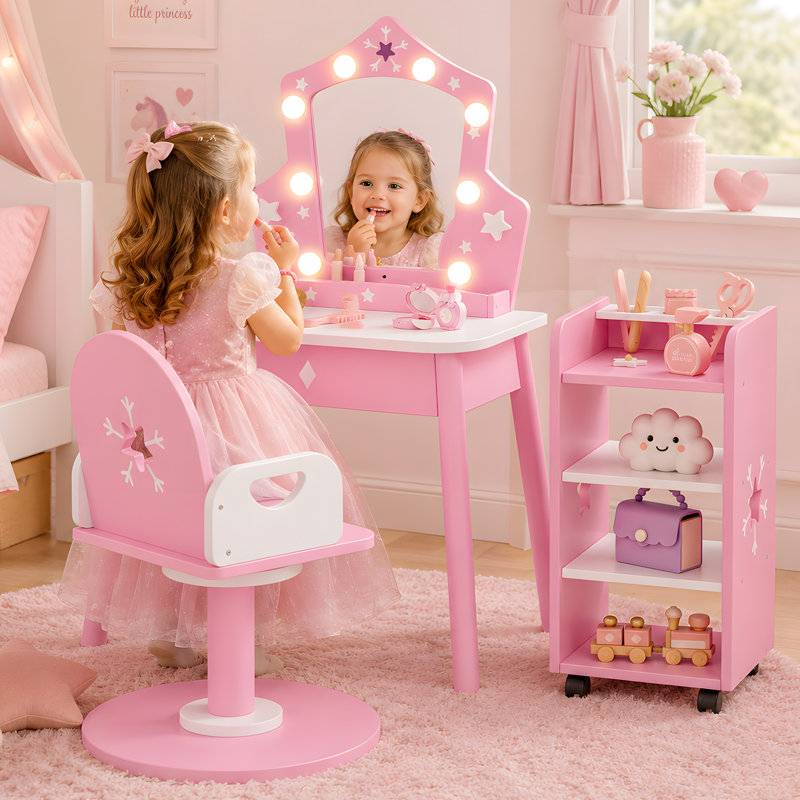 Kids Vanity Set, Rose