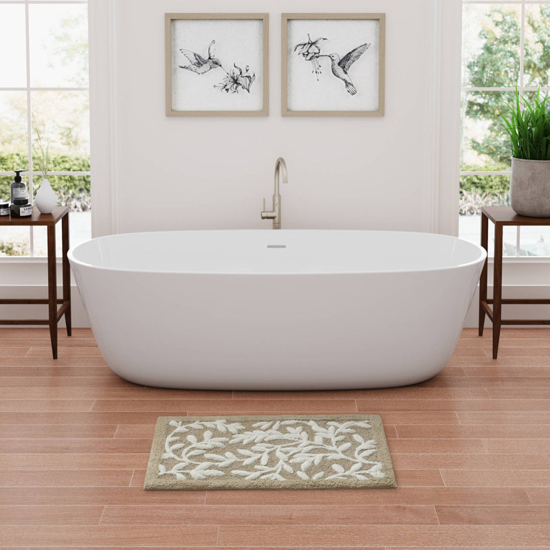 Tapis pour salle de bain Serene, L 21 po x L 34 po, Natural