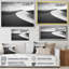 Dunes noires et blanches photo IV sur toile-353307748-353307747