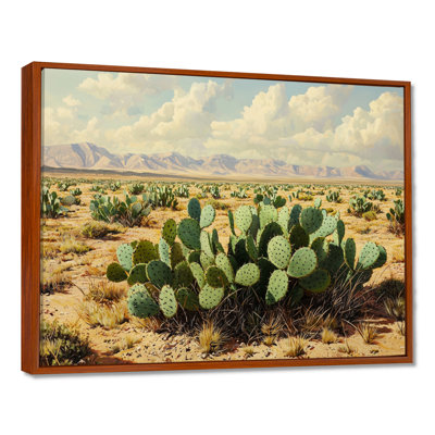 Cactus de Koua et sables du désert en Arizona II - art mural grand cactus