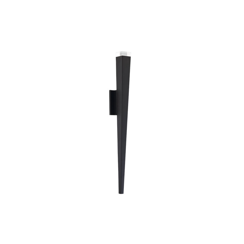 Staff LED Wall Light, Black, 32" H x 4.625" W x 3.75" D