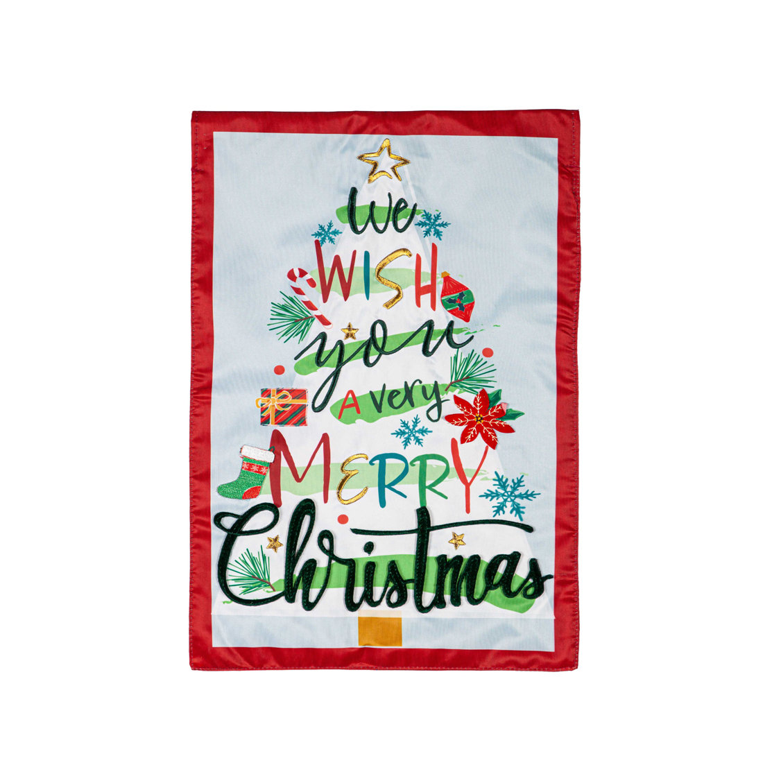 The Holiday Aisle® Addell Double Sided 18'' H x 12.5'' W Nylon