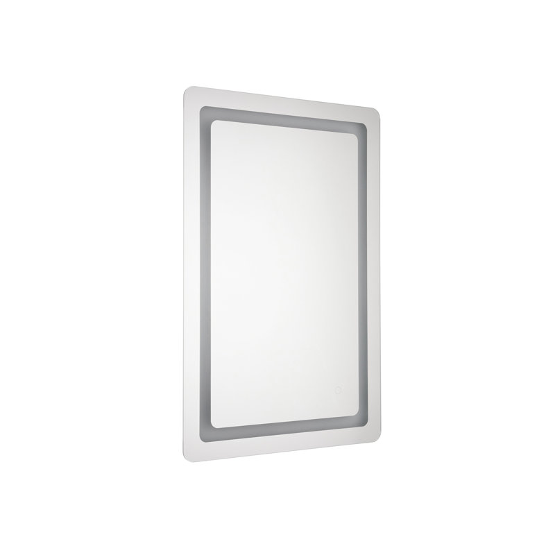 Seneca Rectangle Lighted Wall Mirror, 36"H x 24.12"W x 1.75"D