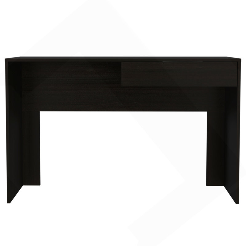 Writing Computer Desk, One Drawer -Black