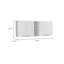 Ensemble de cuisine 7 pièces 4 portes 4 pièces, armoire murale supérieure et îlot de cuisine-7709651