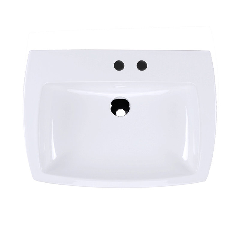 Ottavo 26.25'' L Bathroom Sink, 4" Centers