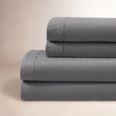Calvin Klein Washed Cotton Percale Sheet Set