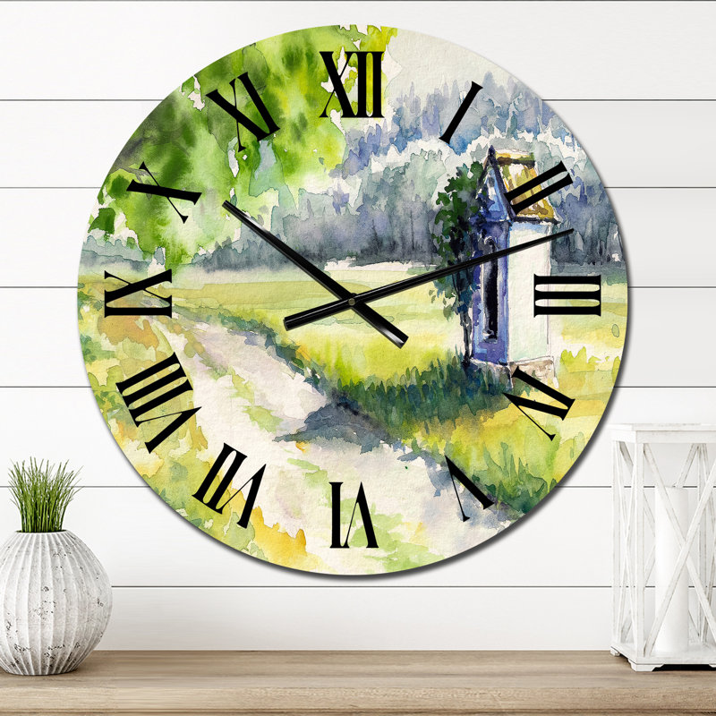 Horloge murale surdimensionnée, Médium