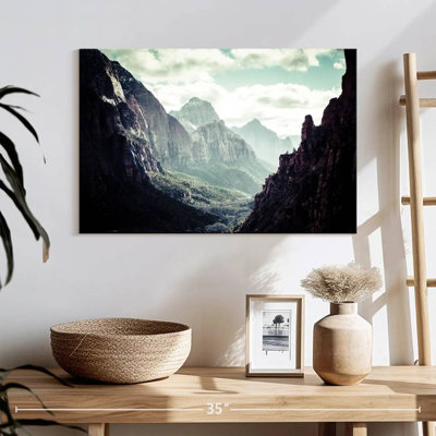 Paysage de montagne Alvord Zion