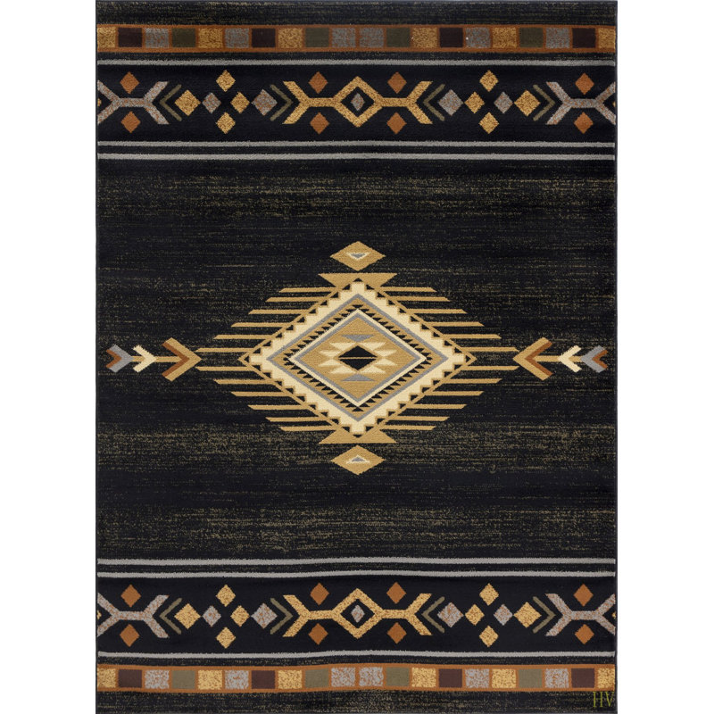 Tribes GC_YLS4001  7 Ft. 10 In. X 10 Ft. 3 In. Southwest Area Rug, Rectangle 7'10" x 10'3"